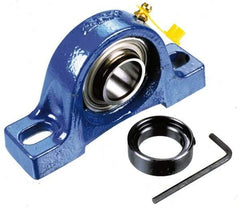 SKF - 1-7/16" ID, Ball Bearing Pillow Block - 1-7/16 Inch Shaft, - Strong Tooling