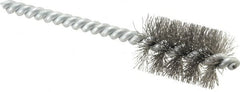 Schaefer Brush - 5/8 Inch Inside Diameter, 13/16 Inch Actual Brush Diameter, Carbon Steel, Power Fitting and Cleaning Brush - 3/16 Shank Diameter, 3-5/8 Inch Long, Twisted Wire Stem, 3/4 Inch Refrigeration Outside Diameter - Strong Tooling