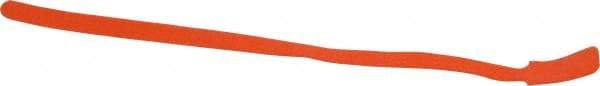 SpeedTech - 13" Long Orange Nylon & Polyethylene Mountable Cable Tie - 40 Lb Tensile Strength, 3-1/4" Max Bundle Diam - Strong Tooling