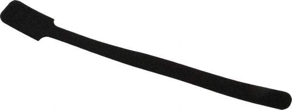 SpeedTech - 9" Long Black Nylon & Polyethylene Mountable Cable Tie - 40 Lb Tensile Strength, 2" Max Bundle Diam - Strong Tooling