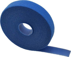 SpeedTech - 15' Long Blue Nylon & Polyethylene Hook & Loop Strap - 50 Lb Tensile Strength - Strong Tooling