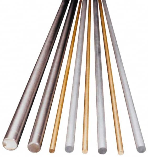 Made in USA - 0.072 Inch Diameter x 12 Inch Long, Brass Round Rod - Alloy 260 - Strong Tooling