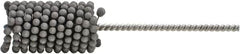 Brush Research Mfg. - 2-5/8" to 2-3/4" Bore Diam, 600 Grit, Aluminum Oxide Flexible Hone - Extra Fine, 8" OAL - Strong Tooling