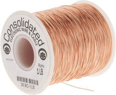 Made in USA - 26 AWG, 0.0159 Inch Diameter, 1279 Ft., Solid, Grounding Wire - Copper, ASTM B3, QQ-W-343 Type S, RoHS Compliant - Strong Tooling