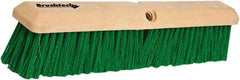 PRO-SOURCE - 24" General Purpose Polypropylene Push Broom - 3" Bristle Length, Plastic Block, Threaded Handle Connection, Handle Sold Separately - Strong Tooling