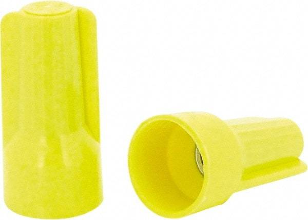 Ideal - 3, 20 to 3, 12 AWG, 600 Volt, Flame Retardant, Standard Twist on Wire Connector - Yellow, 221°F - Strong Tooling