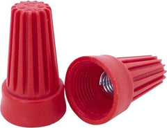 Ideal - 2, 14 to 4, 12 AWG, 600 Volt, Flame Retardant, Standard Twist on Wire Connector - Red, 221°F - Strong Tooling