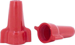 Ideal - 2, 18 to 4, 10 AWG, 600 Volt, Flame Retardant, Wing Twist on Wire Connector - Red, 221°F - Strong Tooling