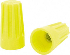 Ideal - 2, 18 to 4, 14 + 1, 18 AWG, 600 Volt, Flame Retardant, Standard Twist on Wire Connector - Yellow, 221°F - Strong Tooling