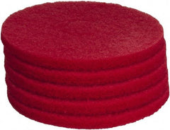 PRO-SOURCE - Polishing Pad - 14" Machine, Red Pad, Polyester - Strong Tooling