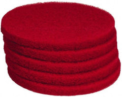 PRO-SOURCE - Polishing Pad - 13" Machine, Red Pad, Polyester - Strong Tooling