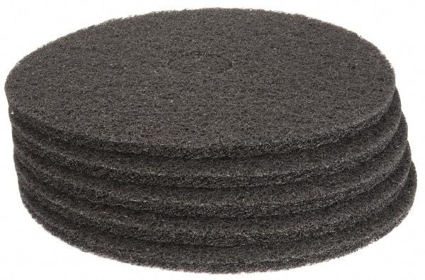 PRO-SOURCE - Stripping Pad - 19" Machine, Black Pad, Polyester - Strong Tooling