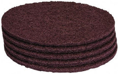 PRO-SOURCE - Stripping Pad - 19" Machine, Maroon Pad, Polyester - Strong Tooling