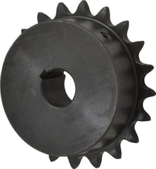 Browning - 20 Teeth, 1/2" Chain Pitch, Chain Size 41, Finished Bore Sprocket - 3/4" Bore Diam, 3.196" Pitch Diam, 3.45" Outside Diam - Strong Tooling