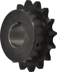 Browning - 16 Teeth, 3/4" Chain Pitch, Chain Size 60, Finished Bore Sprocket - 1-3/8" Bore Diam, 3-27/32" Pitch Diam, 4.22" Outside Diam - Strong Tooling