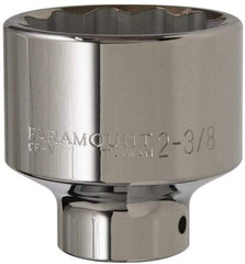 Paramount - 2-3/8", 3/4" Drive, Standard Hand Socket - 12 Points, 3-5/8" OAL - Strong Tooling