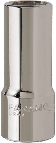 Paramount - 7/8", 3/4" Drive, Deep Hand Socket - 6 Points, 3-1/2" OAL, Steel, Chrome Finish - Strong Tooling