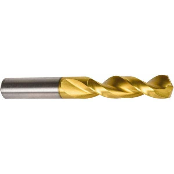 Precision Twist Drill - #3 135° Parabolic Flute High Speed Steel Screw Machine Drill Bit - Strong Tooling