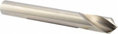 Precision Twist Drill - 1" Body Diam, 90°, 8" OAL, High Speed Steel Spotting Drill - Strong Tooling