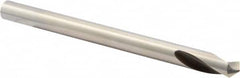 Precision Twist Drill - 3/8" Body Diam, 120°, 5" OAL, High Speed Steel Spotting Drill - Strong Tooling