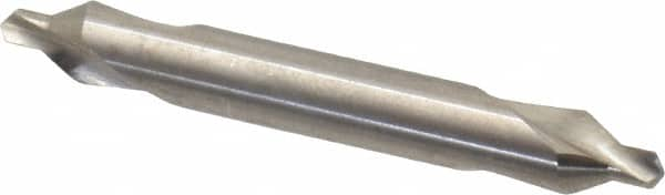 Precision Twist Drill - #3 Plain Cut 60° Incl Angle High Speed Steel Combo Drill & Countersink - Strong Tooling