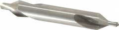 Precision Twist Drill - #4 Plain Cut 60° Incl Angle High Speed Steel Combo Drill & Countersink - Strong Tooling