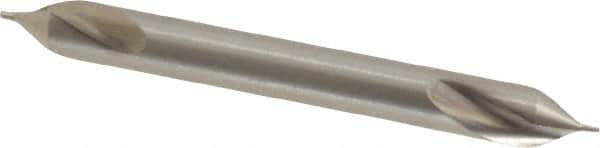 Precision Twist Drill - #000 Plain Cut 60° Incl Angle High Speed Steel Combo Drill & Countersink - Strong Tooling