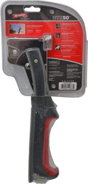 Arrow - Manual Hammer Tacker - 5/16, 3/8, 1/2" Staples, Silver & Gray, Steel with Chrome Finish - Strong Tooling