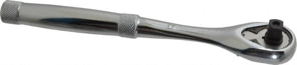 Proto - 3/8" Drive Pear Head Quick-Release Ratchet - Chrome Finish, 8-1/2" OAL, 45 Gear Teeth, Standard Head - Strong Tooling