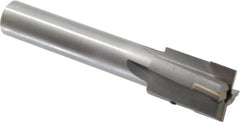 Made in USA - 1-3/8" Diam, 1" Shank, Diam, 4 Flutes, Straight Shank, Interchangeable Pilot Counterbore - 6-5/8" OAL, Bright Finish, Carbide-Tipped - Strong Tooling