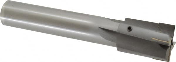 Made in USA - 1-5/8" Diam, 1-1/4" Shank, Diam, 4 Flutes, Straight Shank, Interchangeable Pilot Counterbore - Strong Tooling