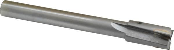 Made in USA - 11/16" Diam, 1/2" Shank, Diam, 3 Flutes, Straight Shank, Interchangeable Pilot Counterbore - Strong Tooling