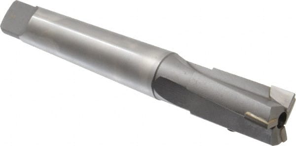 Made in USA - 1-1/16" Diam, 3 Flutes, Morse Taper Shank, Interchangeable Pilot Counterbore - Strong Tooling