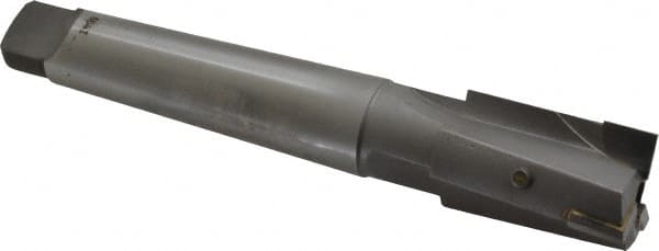 Made in USA - 1-3/16" Diam, 3 Flutes, Morse Taper Shank, Interchangeable Pilot Counterbore - Strong Tooling