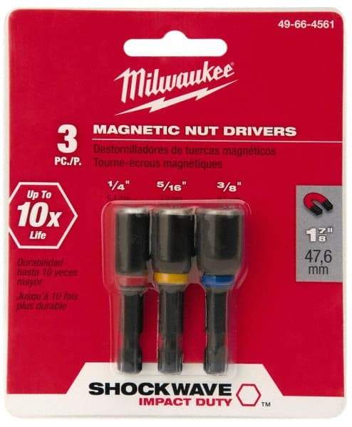 Milwaukee Tool - Nut Driver Bit Set - 1/4" Hex Drive - Strong Tooling