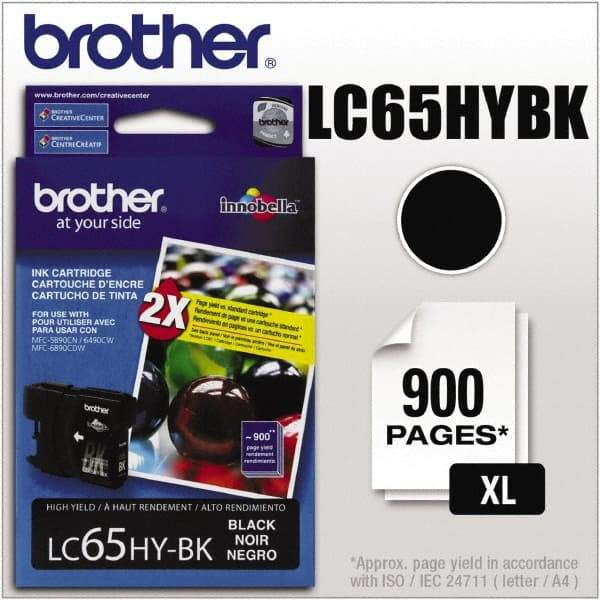 Brother - Black Ink Cartridge - Use with Brother MFC-5890CN, 5895CW, 6490CW, 6890CDW - Strong Tooling