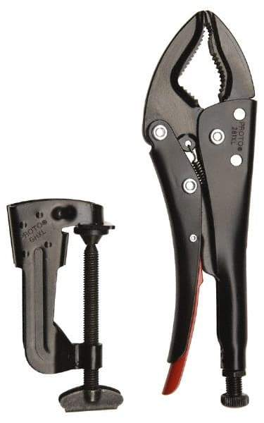 Proto - 4 Piece Locking Plier Set - Comes in Plastic Pouch - Strong Tooling