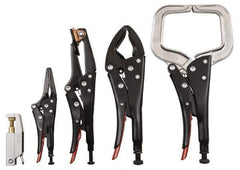 Proto - 5 Piece Welding Locking Plier Set - Comes in Plastic Pouch - Strong Tooling