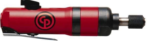 Chicago Pneumatic - 1/4" Bit Holder, 10,000 RPM, Inline Handle Air Screwdriver - 2-1/2 to 12 Ft/Lb Torque, 1/4 NPT Inlet, 3.2 CFM - Strong Tooling