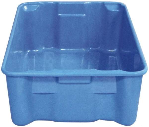 MFG Tray - 500 Lb Load Capacity Blue Fiberglass Tote Container - Stacking, Nesting, 42-1/2" Long x 20" Wide x 14.3" High - Strong Tooling