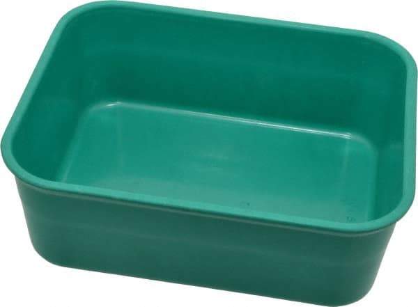 LEWISBins+ - 300 Lb Load Capacity Green Fiberglass Tote Container - Stacking, Nesting, 6.3" Long x 4.9" Wide x 2.1" High - Strong Tooling