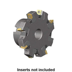 Kennametal - Shell Mount Connection, 13/16" Cutting Width, 2.1028" Depth of Cut, 200mm Cutter Diam, 1.5748" Hole Diam, 14 Tooth Indexable Slotting Cutter - KSSM Toolholder, SD.T 1204.. Insert, Neutral Cutting Direction - Strong Tooling