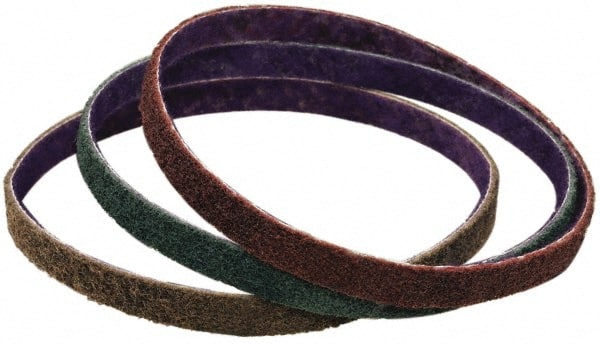 Abrasive Belt: 3″ Width, Aluminum Oxide Non-Woven