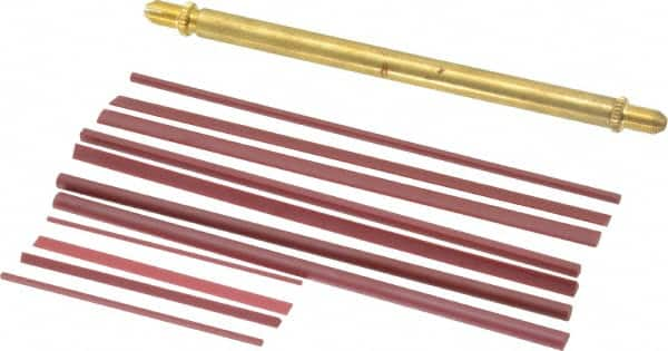 Value Collection - 12 Piece Synthetic Ruby Stone Kit - Fine - Strong Tooling