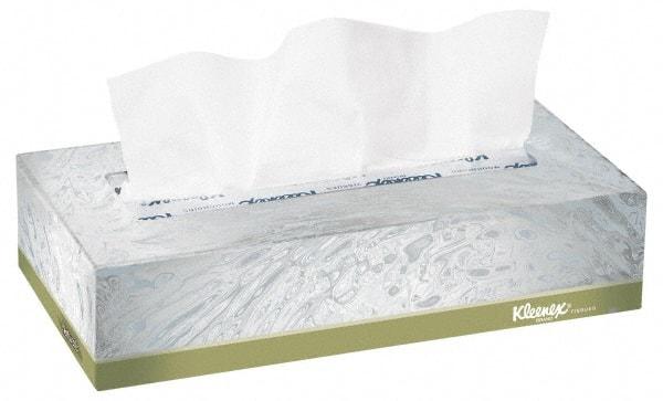 Kleenex - Flat Box of White Facial Tissues - 2 Ply - Strong Tooling