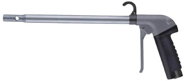 Guardair - 120 Max psi Maximum Power Venturi Nozzle Pistol Grip Blow Gun - 3/8 NPT, 18" Tube Length, Aluminum - Strong Tooling