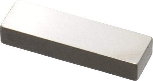 Mitutoyo - 0.19" Rectangular Steel Gage Block - Accuracy Grade AS-1, Includes Certificate of Inspection - Strong Tooling