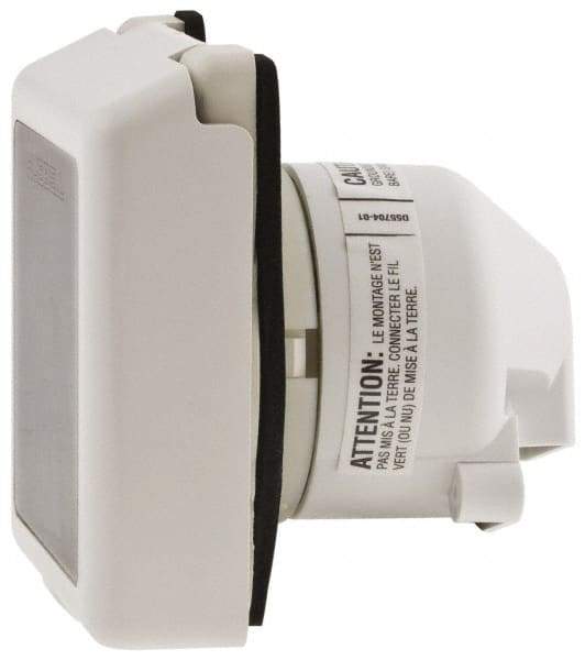 Hubbell Wiring Device-Kellems - 125/250 VAC, 50 Amp, Self Grounding Inlet - 3 Poles, 4 Wire, Male End, White - Strong Tooling