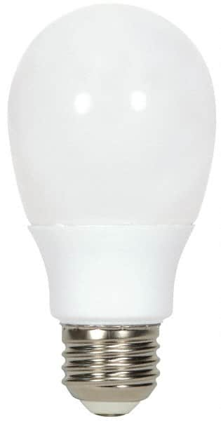 Value Collection - 9 Watt Fluorescent Residential/Office Medium Screw Lamp - 2,700°K Color Temp, 450 Lumens, A19, 6,000 hr Avg Life - Strong Tooling