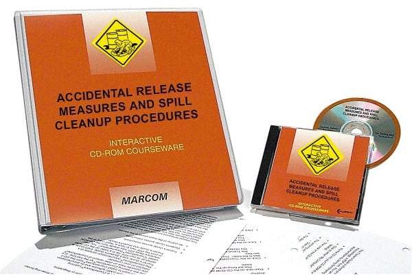 Marcom - Accidental Release Measures and Spill Cleanup Procedures, Multimedia Training Kit - 45 min Run Time CD-ROM, English & Spanish - Strong Tooling